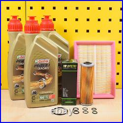 Serviceset Hiflo Oil Filter Air Filter Oil Castrol 10w50 For KTM 790 890 Duke