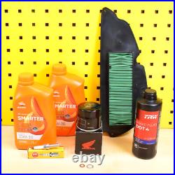 Set Original Oil Filter Spark Plug Air Repsol 10W30 For Honda Nss 300 Forza