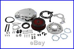 Siren Air Cleaner Assembly Chrome, for Harley Davidson motorcycles, by V-Twin