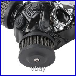 Skull Air Cleaner Air Filter Cleaner System Intake Kit For Nightster 975 RH975 S Skull Air Cleaner Air Filter Cleaner System Intake Kit For Nightster 975 RH975 S