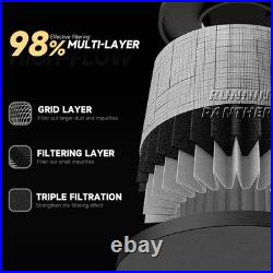 Skull High-Flow Air Cleaner Intake Filter Kit For Sportster XL1200 XL883 2004-22