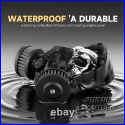 Skull High-Flow Air Cleaner Intake Filter Kit For Sportster XL1200 XL883 2004-22