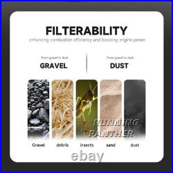 Skull High-Flow Air Cleaner Intake Filter Kit For Sportster XL1200 XL883 2004-22