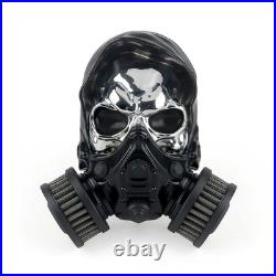 Skull High-Flow Air Filter Cleaner Kit For Harley Road King Street Glide Softail