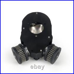 Skull High-Flow Air Filter Cleaner Kit For Harley Road King Street Glide Softail