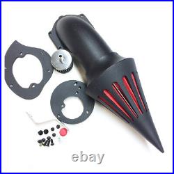 SMT MOTO Chrome Spike Air Cleaner Kit For Honda VTX1300 - Red Filter Performance Intake
