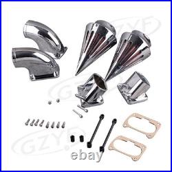 Spike Air Cleaner Kit Intake Filter Silver Motorcycle Fit Suzuki Boulevard M109