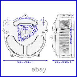 Spike Air Filter Cleaner Fits For Harley Touring 00-07 Low Rider Fat Boy 00-2015