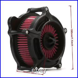 Spike Ops Black Air Breather Filter For Harley Forty Eight XL1200X Dark 10-14