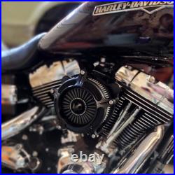 Spike Ops Black Air Intake Filter For Harley Softail FLSTNI FXST Slim FLS 00-15