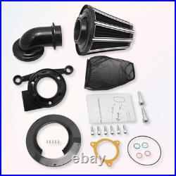 Stage 1 Black Gauge Cut Cone Air Cleaner for Street Glide 08-16 Breakout 16-17