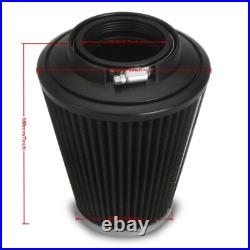 Stage 1 Black Gauge Cut Cone Air Cleaner for Street Glide 08-16 Breakout 16-17
