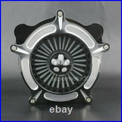 Stage One Air Cleaner Gray Intake Filter Fit For Harley Dyna 00-17 Softail 00-15
