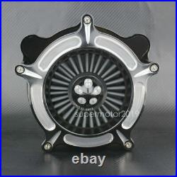Stage One Air Cleaner Gray Intake Filter Fit For Harley FLHR FLHT FLHX 2017-2020