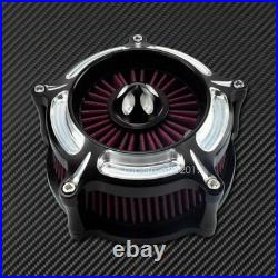 Stage One Air Cleaner Red Intake Filter Fit For Harley FLHR FLHT FLHX 2008-2016