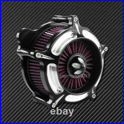 Stage One Air Cleaner Red Intake Filter Fit For Harley FLHR FLHT FLHX 2008-2016