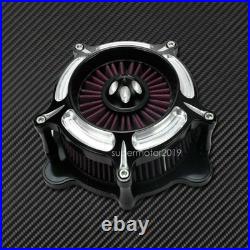 Stage One Air Cleaner Red Intake Filter Fit For Harley FLHR FLHT FLHX 2008-2016