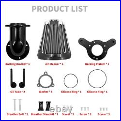 Sucker CNC Air Filter Cleaner Gray Intake For Harley Road Electra Glide 08-2016