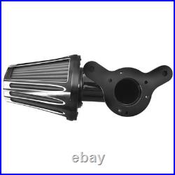 Sucker CNC Air Filter Cleaner Gray Intake For Harley Road Electra Glide 08-2016