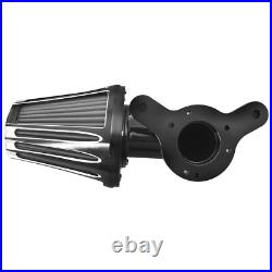 Sucker CNC Air Filter Cleaner Gray Intake For Harley Touring 08-16 Softail 16-17