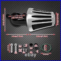 Sucker Chrome Air Cleaner Air Filter Gray Element Fit For Harley Sportster 1200