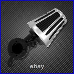 Sucker Chrome Air Cleaner Air Filter Gray Element Fit For Harley Touring 00-07