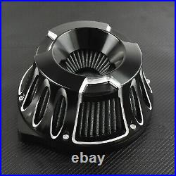 Sucker Cut Air Cleaner Filter Gray Element Fit For Harley Sportster XL 2004-2021
