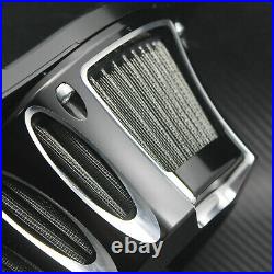 Sucker Cut Air Cleaner Filter Gray Element Fit For Harley Sportster XL 2004-2021