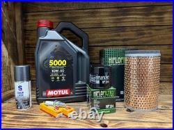 TRIUMPH BONNEVILLE 865 2007-2016 MOTUL 5000 10W40 SERVICE KIT inc SUMP WASHER