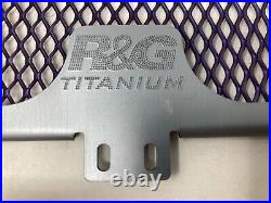 Titanium Radiator Guard for BMW S1000RR/S1000R and HP4 SLIGHT MARKS SEE PHOTOS