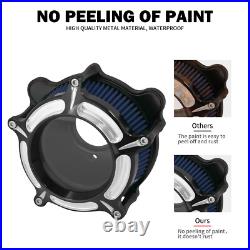 Transparent Air Filter Blue Intake For Harley 2016-17 Softail Breakout 2017 Dyna