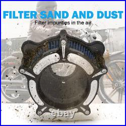 Transparent Air Filter Blue Intake For Harley 2016-17 Softail Breakout 2017 Dyna