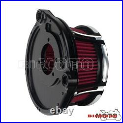 Turbine Motorcycle Air Cleaner Intake Filter For Harley Dyna Super Glide 00-17