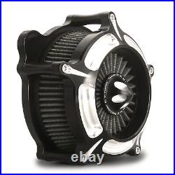 Turbine Spike Air Cleaner Filter For Dyna Fat Bob FXDF 08-17 Breakout FXSB 13-15