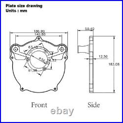 Turbine Spike Air Cleaner Filter For Dyna Fat Bob FXDF 08-17 Breakout FXSB 13-15