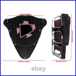 Turnable Air Cleaner Filter Red Intake For Harley Softail Breakout Fat Boy 00-15