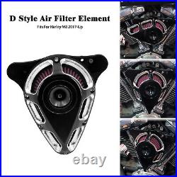 Turnable Air Cleaner Filter Red Intake For Harley Softail Breakout Fat Boy 17-23 Turnable Air Cleaner Filter Red Intake For Harley Softail Breakout Fat Boy 17-23