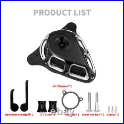 Turnable Air Cleaner Filter Red Intake For Harley Softail Breakout Fat Boy 17-23 Turnable Air Cleaner Filter Red Intake For Harley Softail Breakout Fat Boy 17-23