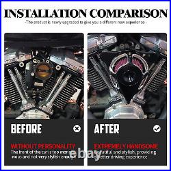 Turnable Air Cleaner Filter Red Intake For Harley Softail Breakout Fat Boy 17-23 Turnable Air Cleaner Filter Red Intake For Harley Softail Breakout Fat Boy 17-23