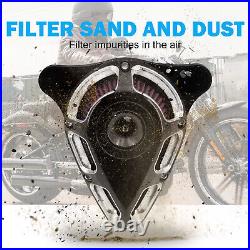 Turnable Air Cleaner Filter Red Intake For Harley Softail Breakout Fat Boy 17-23 Turnable Air Cleaner Filter Red Intake For Harley Softail Breakout Fat Boy 17-23
