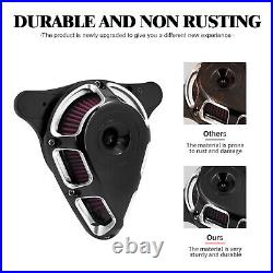 Turnable Air Cleaner Filter Red Intake For Harley Softail Breakout Fat Boy 17-23 Turnable Air Cleaner Filter Red Intake For Harley Softail Breakout Fat Boy 17-23
