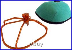 Twin Air Motorcycle Powerflow Air Filter Kit Green / Orange For Kawasaki KX 450