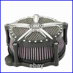 Universal Motorcycle Air Cleaner Intake Filter For Harley Dyna Street Electra