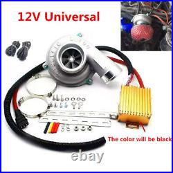 Universal Motorcycle Electric Turbo Supercharger Thrust Turbocharger Air Filter