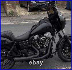 VANCE & HINES VO2 X Air Cleaner Black & Silver 42341 Dyna 1999-2017 (Harley)