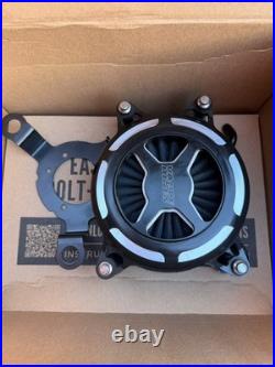 VANCE & HINES VO2 X Air Cleaner Black & Silver 42341 Dyna 1999-2017 (Harley)