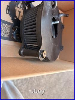 VANCE & HINES VO2 X Air Cleaner Black & Silver 42341 Dyna 1999-2017 (Harley)