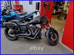 VANCE & HINES VO2 X Air Cleaner Black & Silver 42341 Dyna 1999-2017 (Harley)