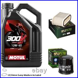 VMX1200 V-Max Air Oil Filter Kit Motul 300v 10w40 4L Yamaha VMX1200 1999