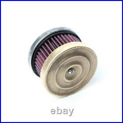 Wannabe Choppers Air Filter Wave Brass for Harley-Davidson with S&S Super B/D